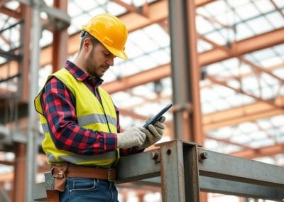 Structural steel fitter